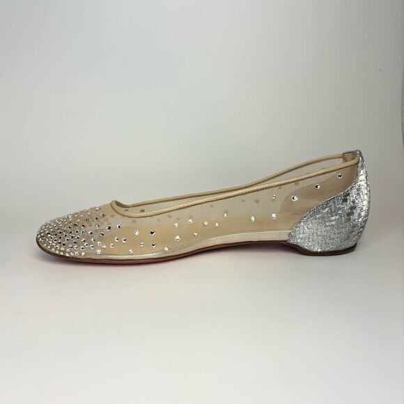 Christian Louboutin Patinotte Flat Strass 37 - Picture 7 of 14
